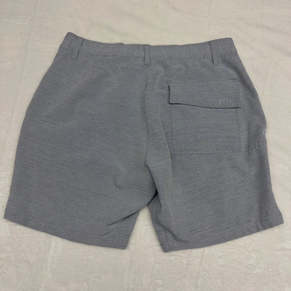 BYLT Kinetic Shorts Mens 32 Grey Chino 7